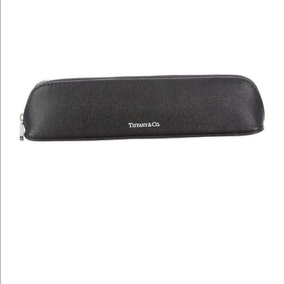 Tiffany & Co. Leather Pencil Case/Cosmetic Bag NEW - Picture 1 of 12
